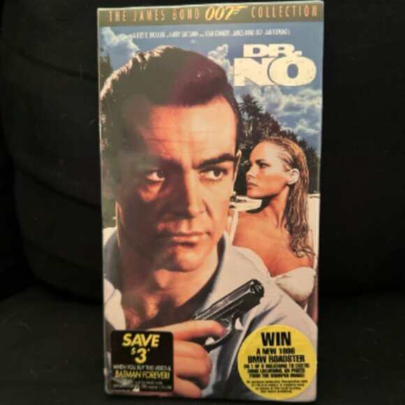 FACTORY SEALED James Bond 007 Dr No VHS Video Tape Sean Connery - Picture 1 of 3